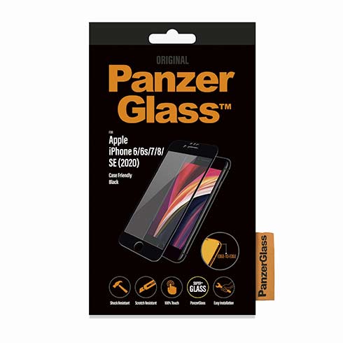 PanzerGlass ochranné sklo Friendly Case pre iPhone 7/8/SE 2020/2022 - Black Frame