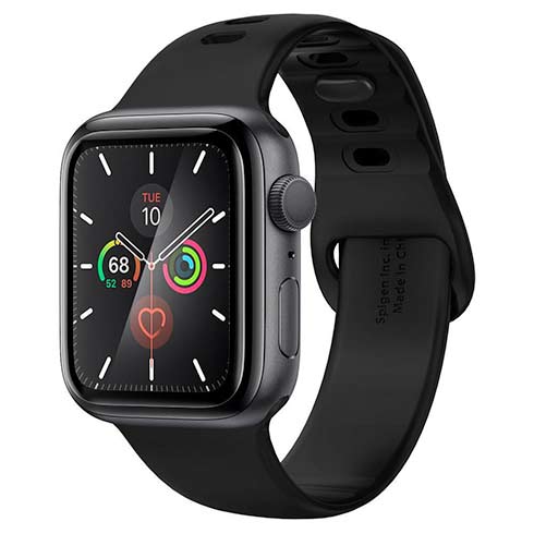 Spigen ochranné sklo Pro Flex pre Apple Watch 4/5/6/SE/SE 2 44mm - Clear 