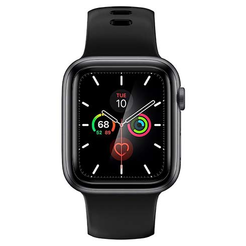 Spigen ochranné sklo Pro Flex pre Apple Watch 4/5/6/SE/SE 2 44mm - Clear 