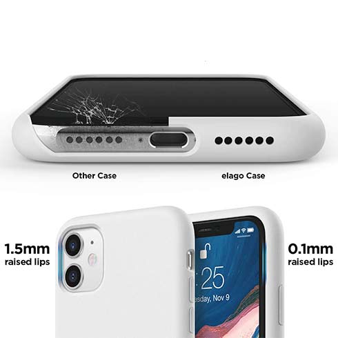 Elago kryt Silicone Case pre iPhone 11 - White 