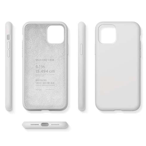 Elago kryt Silicone Case pre iPhone 11 - White