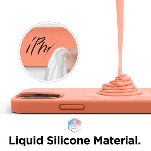 Elago kryt Silicone Case pre iPhone 12/12 Pro - Nectarine 
