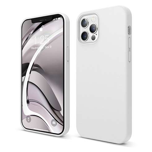 Elago kryt Silicone Case pre iPhone 12/12 Pro - White