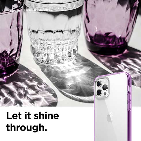 Elago kryt Hybrid Case pre iPhone 12/12 Pro - Lavender 