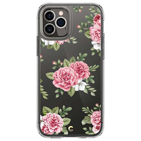 Spigen kryt Cecile pre iPhone 12/12 Pro - Pink Floral 