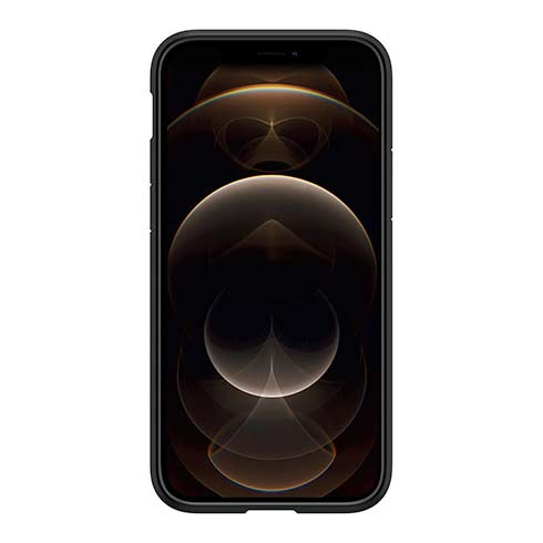 Spigen kryt Ultra Hybrid pre iPhone 12/12 Pro - Matte Black 