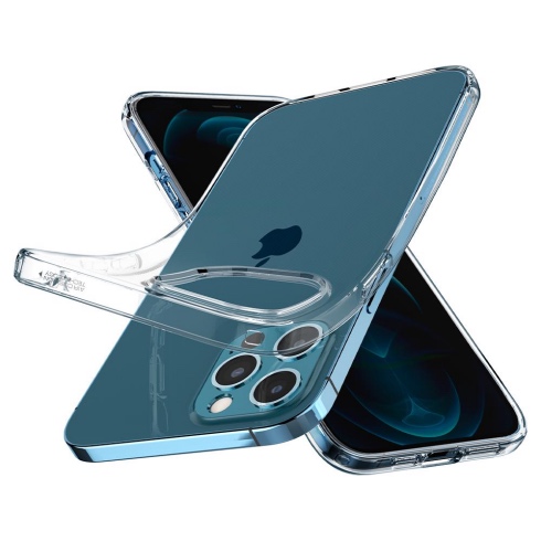 Spigen kryt Liquid Crystal pre iPhone 12/12 Pro - Crystal Clear 