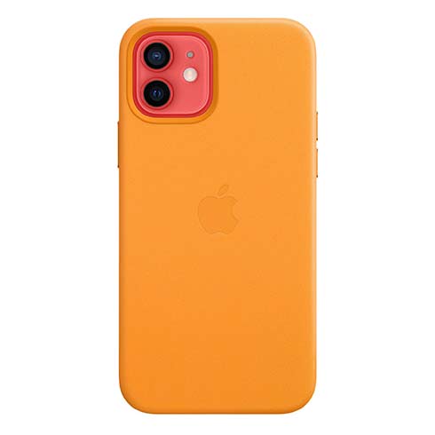 Apple iPhone 12 | 12 Pro Leather Case with MagSafe - California Poppy 