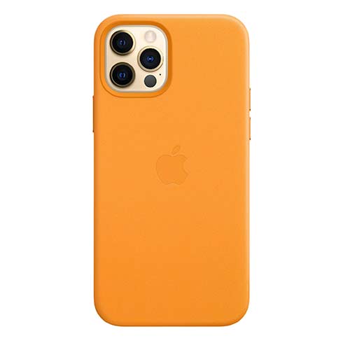 Apple iPhone 12 | 12 Pro Leather Case with MagSafe - California Poppy 