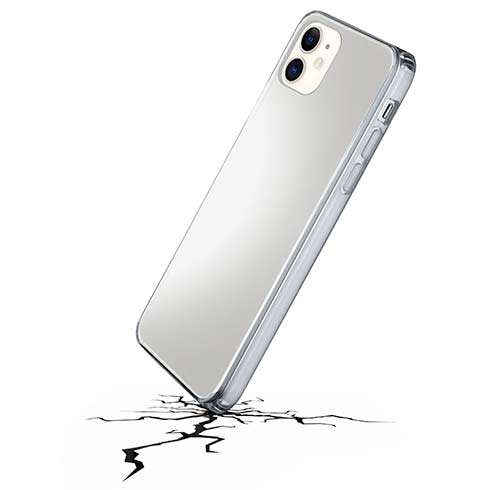 CellularLine Clear Duo zadný kryt s ochranným ramčekom pre iPhone 12 mini, transparentná
