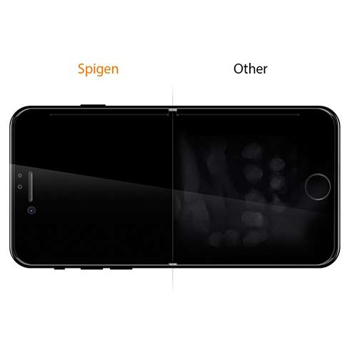 Spigen ochranné sklo GLAS.tR FC HD pre iPhone 7/8/SE 2020/2022 - Black Frame 