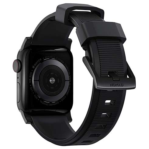 Nomad remienok Rugged Strap pre Apple Watch 44/45/49mm - Black/Black Hardware 
