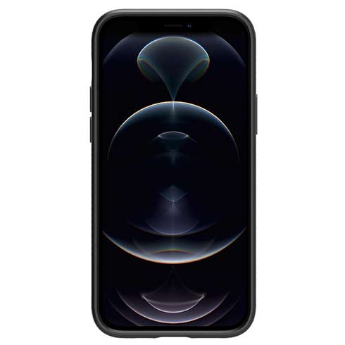 Spigen kryt Liquid Air pre iPhone 12/12 Pro - Black 