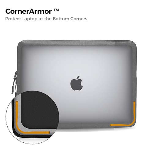 Tomtoc puzdro 360 Protective Sleeve pre Macbook Air/Pro 13" 2020 - Black Blue 
