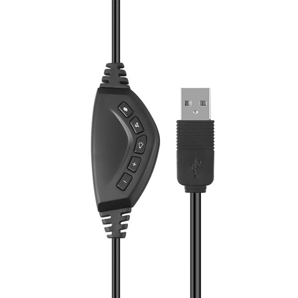 Marvo HG9022, slúchadlá s mikrofónom, ovládanie hlasitosti, čierno-červená, LED,podsvietená typ 7.1 USB 