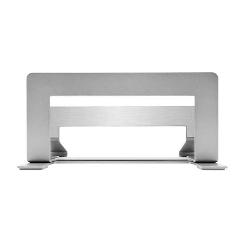 Macally stojan Vertical laptop stand - Silver Aluminium 