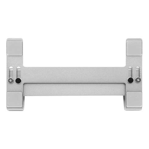 Macally stojan Vertical laptop stand - Silver Aluminium 