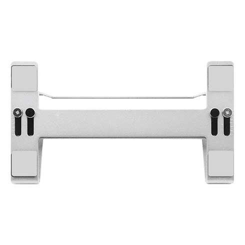 Macally stojan Vertical laptop stand - Silver Aluminium 