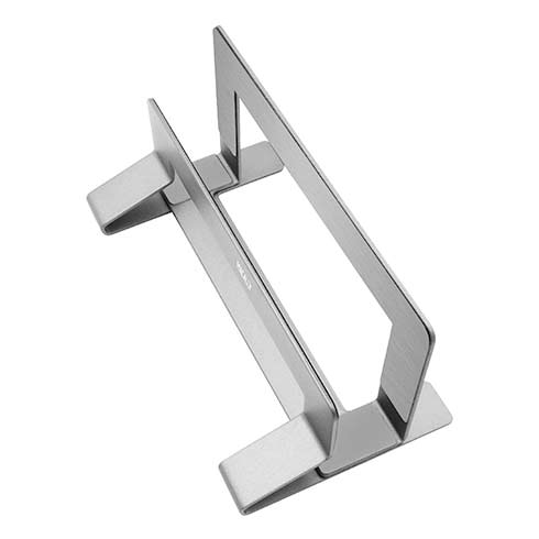 Macally stojan Vertical laptop stand - Silver Aluminium 