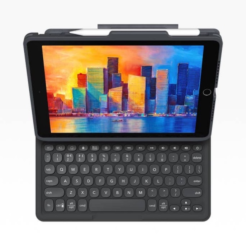 ZAGG klávesnica Pro Keys s podsvietením pre iPad 10.2" CZ/SK - Black 