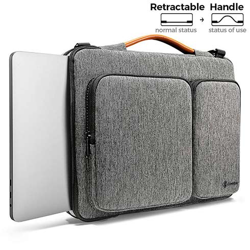TomToc taška Versatile A42 pre Macbook Pro/Air 13" 2016-2020 - Gray 