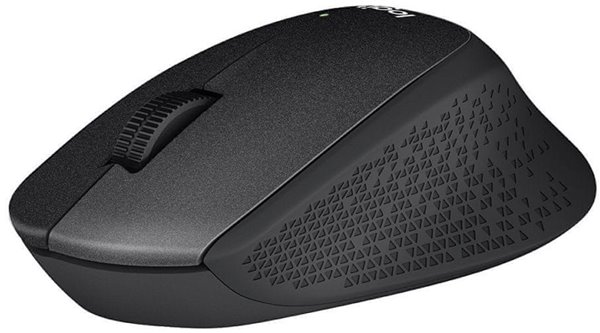 Logitech M330 Silent Plus - tichá bezdrôtová myš - čierna 