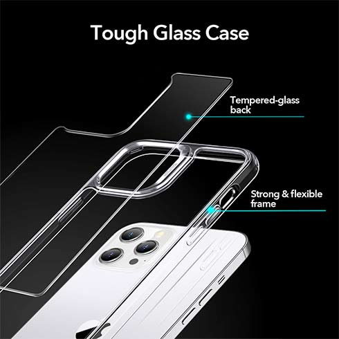ESR kryt Ice Shield Case pre iPhone 12/12 Pro - Clear 