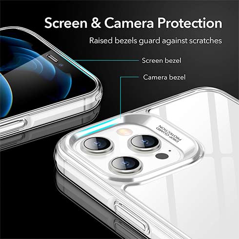 ESR kryt Ice Shield Case pre iPhone 12/12 Pro - Clear 