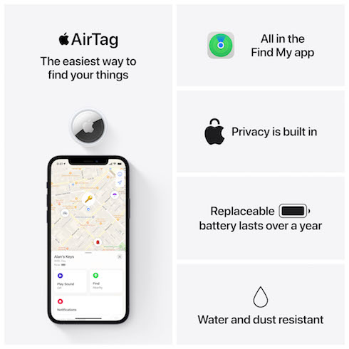 Apple AirTag (4 ks) 