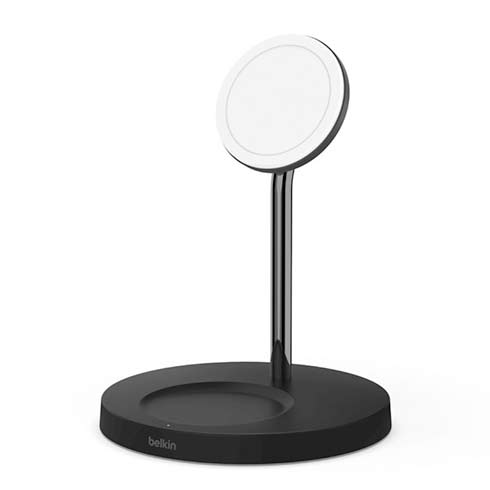 Belkin Boost Charge Pro 2-in-1 Wireless Charger with Magsafe 15W - Black 
