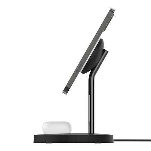 Belkin Boost Charge Pro 2-in-1 Wireless Charger with Magsafe 15W - Black 