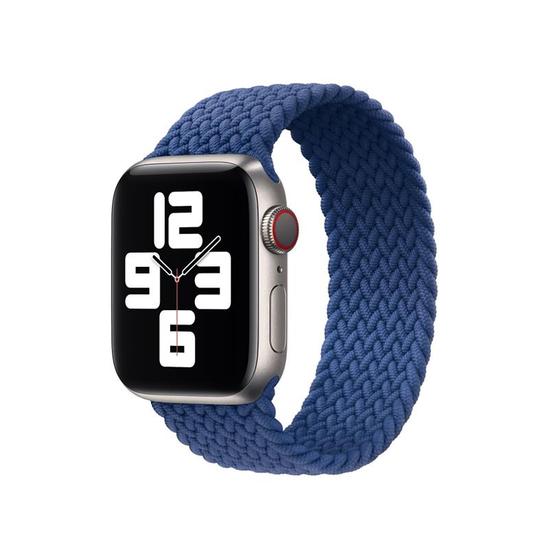 Innocent Braided Solo Loop Apple Watch Band 38/40mm Navy Blue - L(156mm) 
