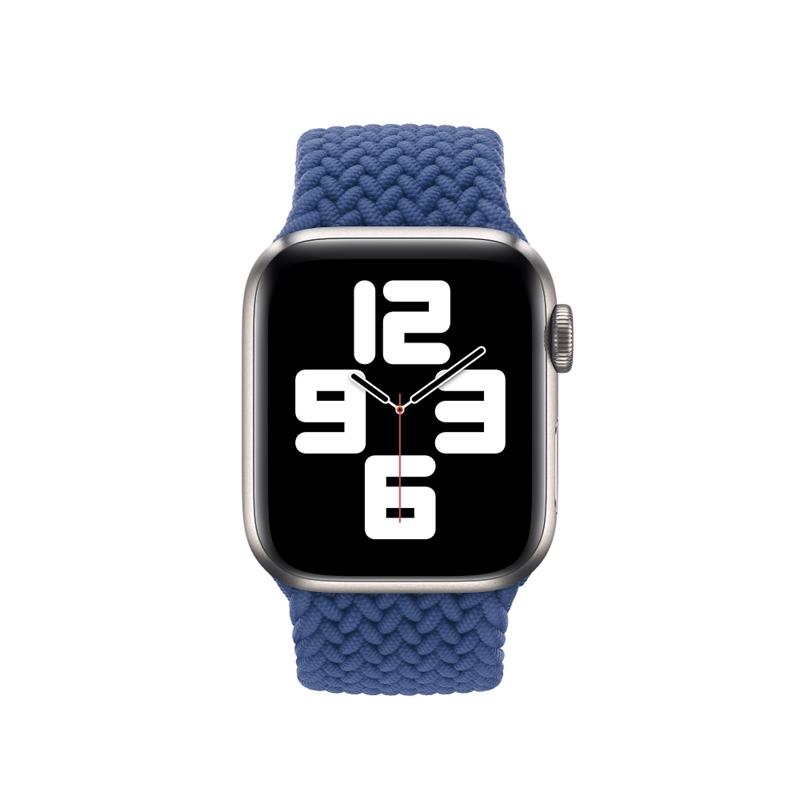 Innocent Braided Solo Loop Apple Watch Band 38/40mm Navy Blue - L(156mm) 