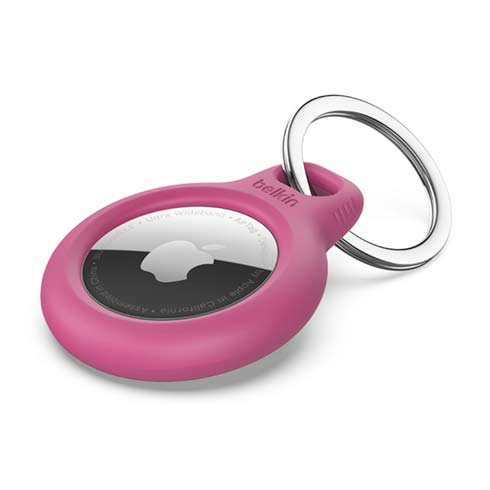 Belkin puzdro Secure Holder with Key Ring pre AirTag - Pink 