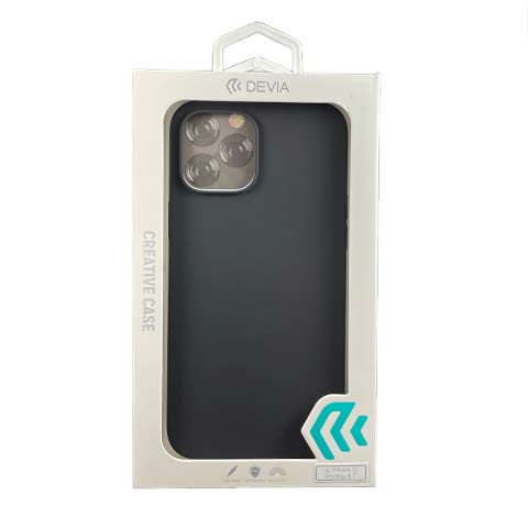 Devia kryt Nature Series Silicone Case pre iPhone 12 Pro Max - Black 