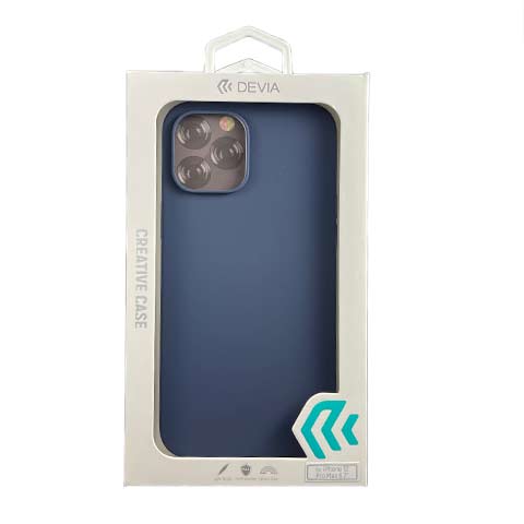 Devia kryt Nature Series Silicone Case pre iPhone 12 Pro Max - Blue 
