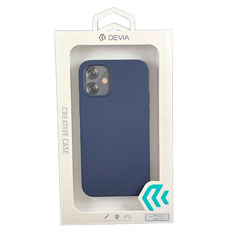 Devia kryt Nature Series Silicone Case pre iPhone 12 mini - Blue 
