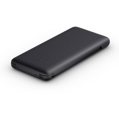 Belkin Boost Charge Plus USB-C Powerbank 10K with Integrated Cables - Black 