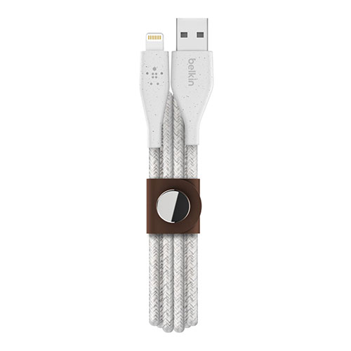 Belkin kábel DuraTek Plus USB to Lightning with Strap 1.2m - White 