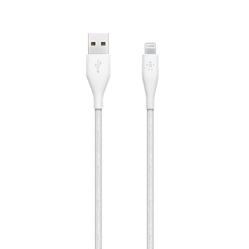 Belkin kábel DuraTek Plus USB to Lightning with Strap 1.2m - White 