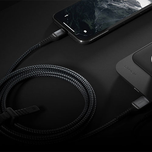 Nomad kábel Rugged Lightning to USB 3m - Black 