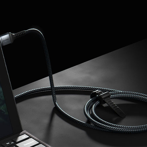 Nomad kábel Rugged Lightning to USB 3m - Black 