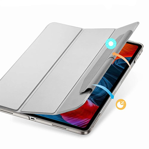 ESR puzdro Ascend Trifold Case pre iPad Pro 12.9" 2021/2022 - Silver Gray 