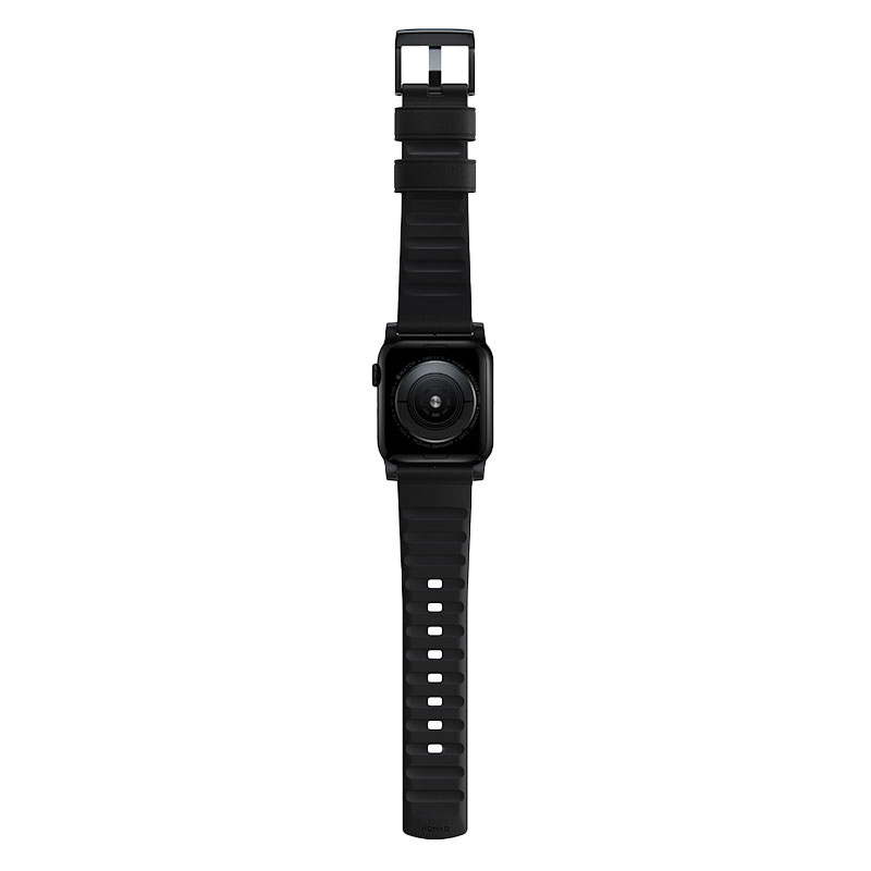 Nomad kožený remienok pre Apple Watch 42/44/45 mm - Active Pro Black/Black Hardware 