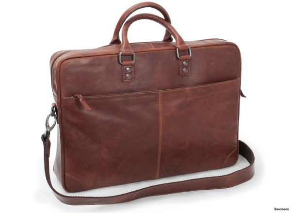 Baoobaoo Brašňa Briefcase Soft pre MacBook 15"-16" Brandy 