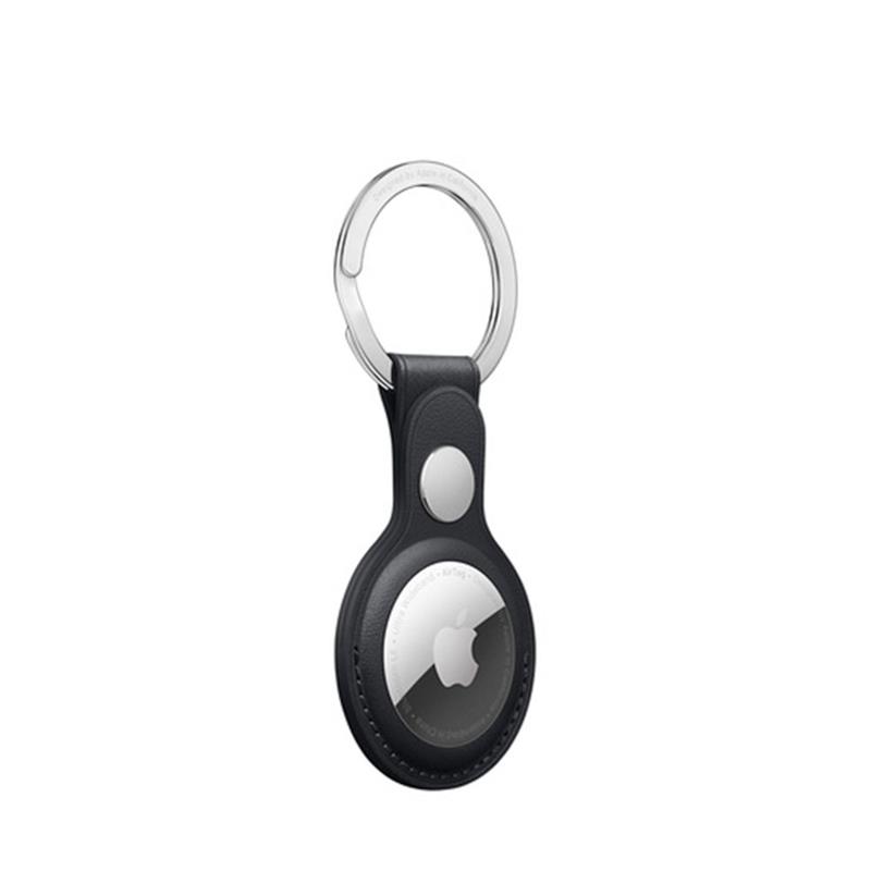 Apple AirTag Leather Key Ring - Midnight 