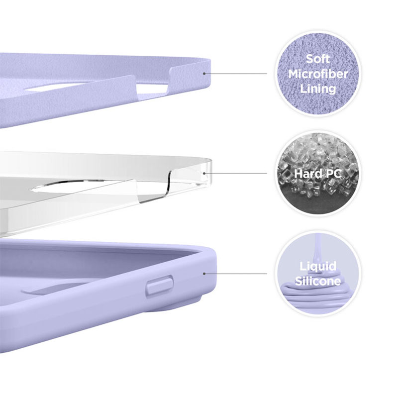 Elago kryt Silicone Case pre iPhone 13 Pro - Purple 