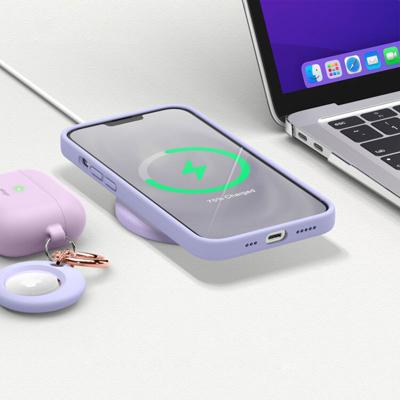 Elago kryt Silicone Case pre iPhone 13 Pro - Purple 