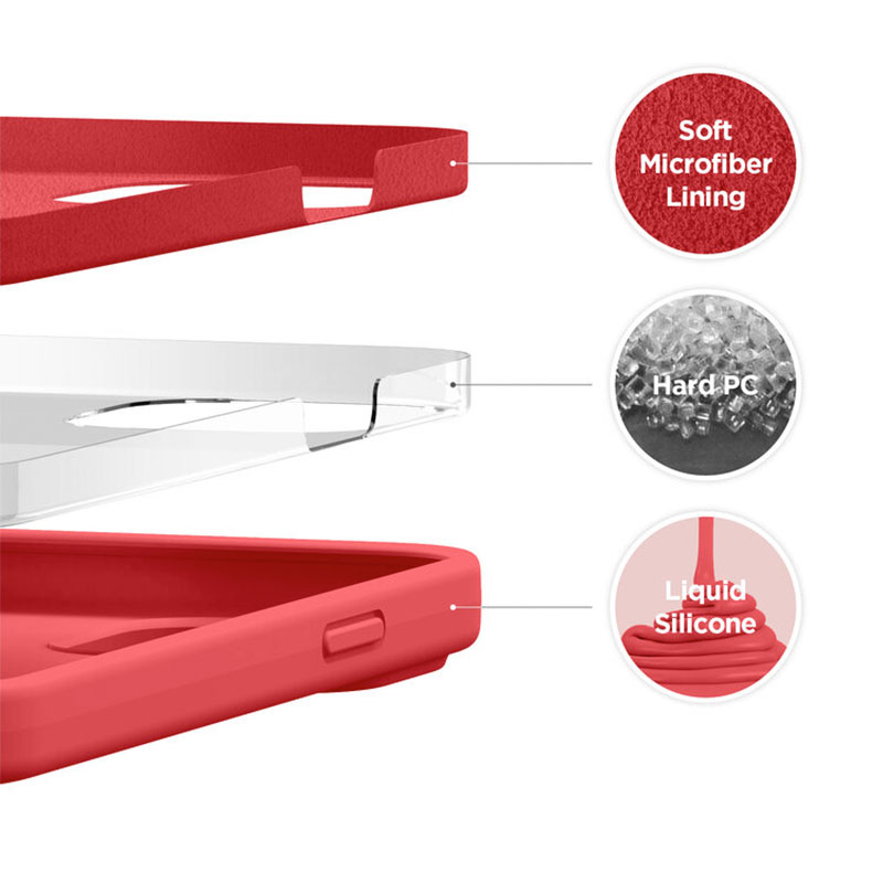 Elago kryt Silicone Case pre iPhone 13 Pro Max - Red 