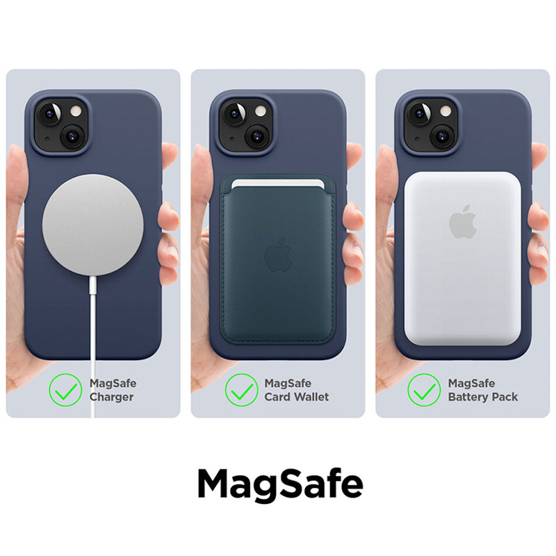 Elago kryt Silicone Case Magsafe pre iPhone 13 - Jean Indigo 